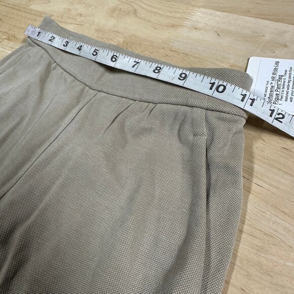 Lululemon Softstreme High-Rise Wide-Leg Pique Pant Sheer Oak Size XXXS NWT - Picture 10 of 12